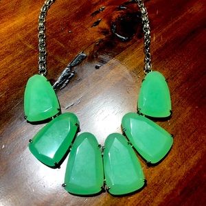 Kendra Scott Mint Green Statement Necklace
